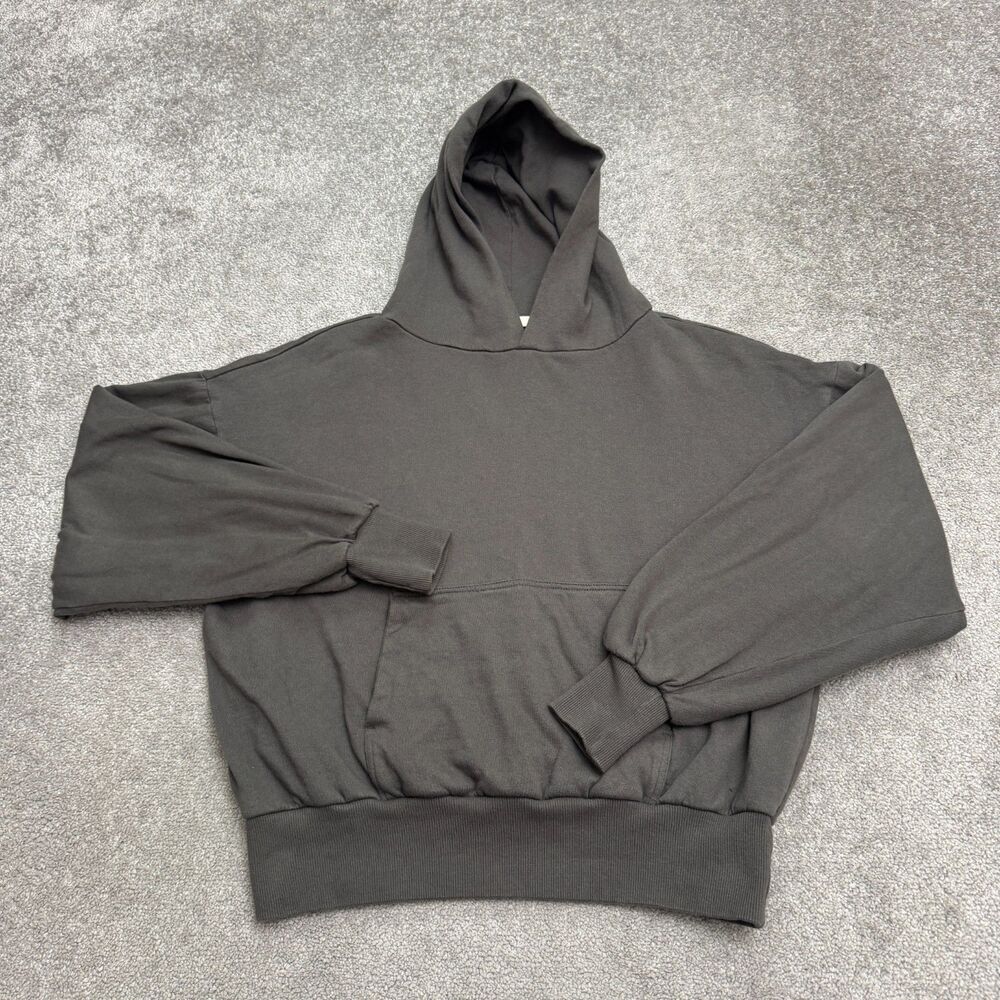 MNML Everyday Hoodie Pullover Sweatshirt Mens Medium Charcoal Gray Cotton Casual